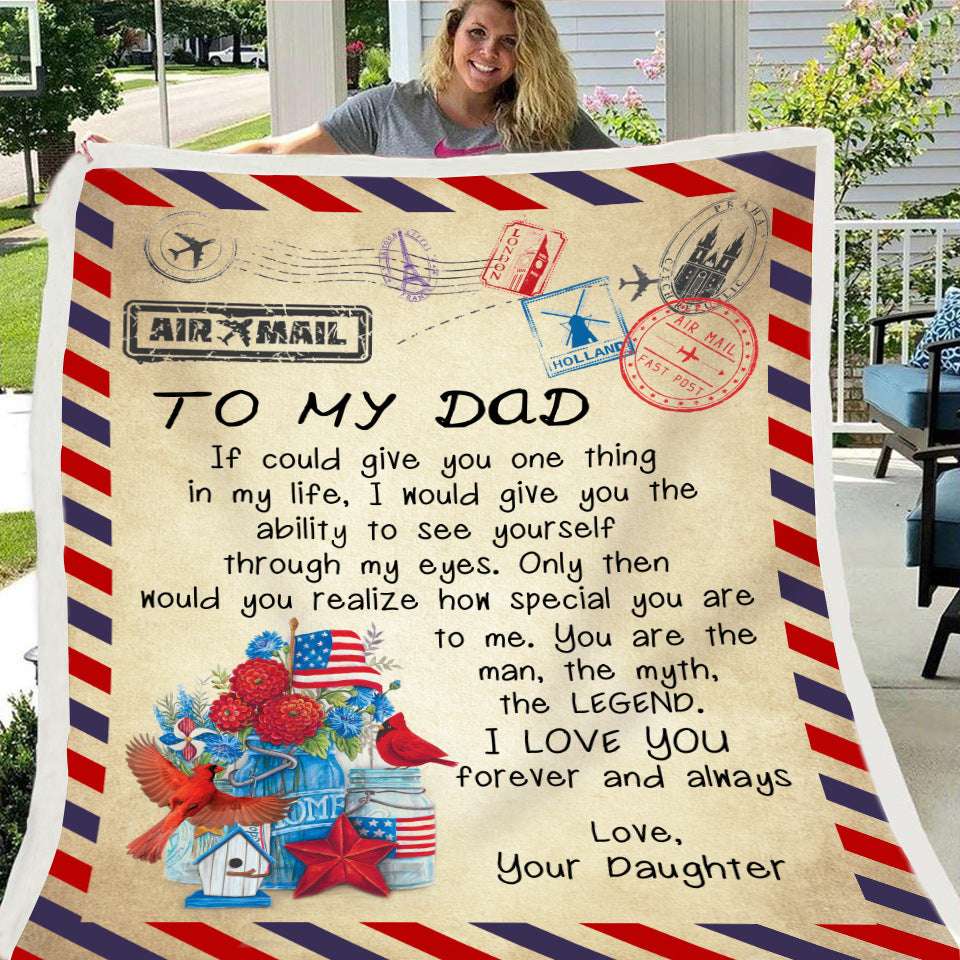 Fleece Blanket with Heartfelt Message – Inspirational Gift for Daughter, Son, or Wife