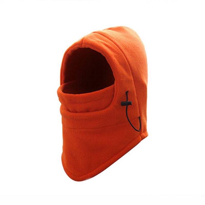 Unisex Winter Fleece Hat with Face Protection – Perfect for Cycling and Outdoor Activities