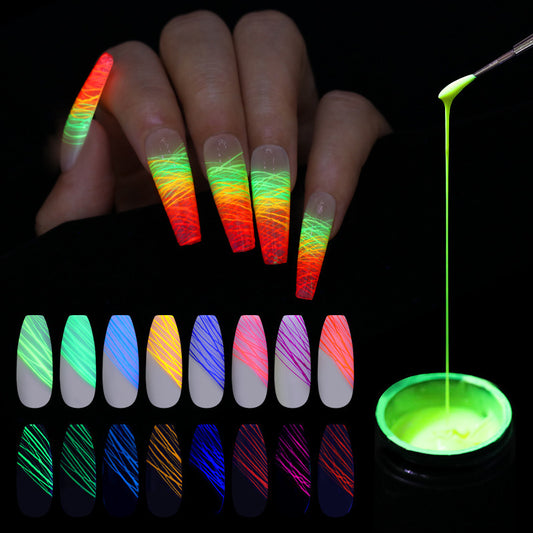 Luminous Nail Art Spider Nail Gel UV Nail Polish – Creative Nail Art