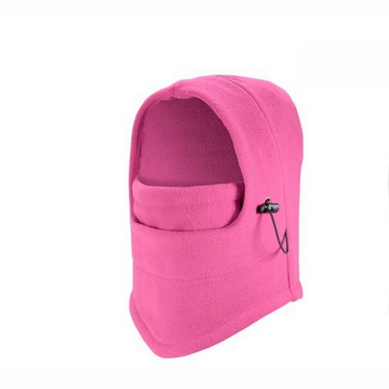 Unisex Winter Fleece Hat with Face Protection – Perfect for Cycling and Outdoor Activities