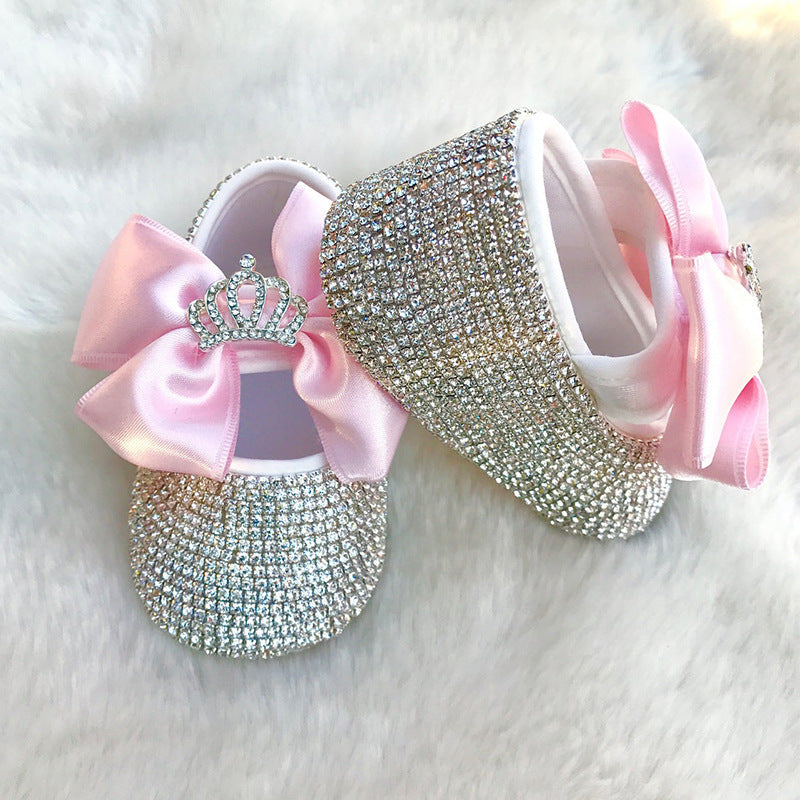 Fashion Rhinestone Shoes for Kids – Photography Props for Newborns & Special Occasions