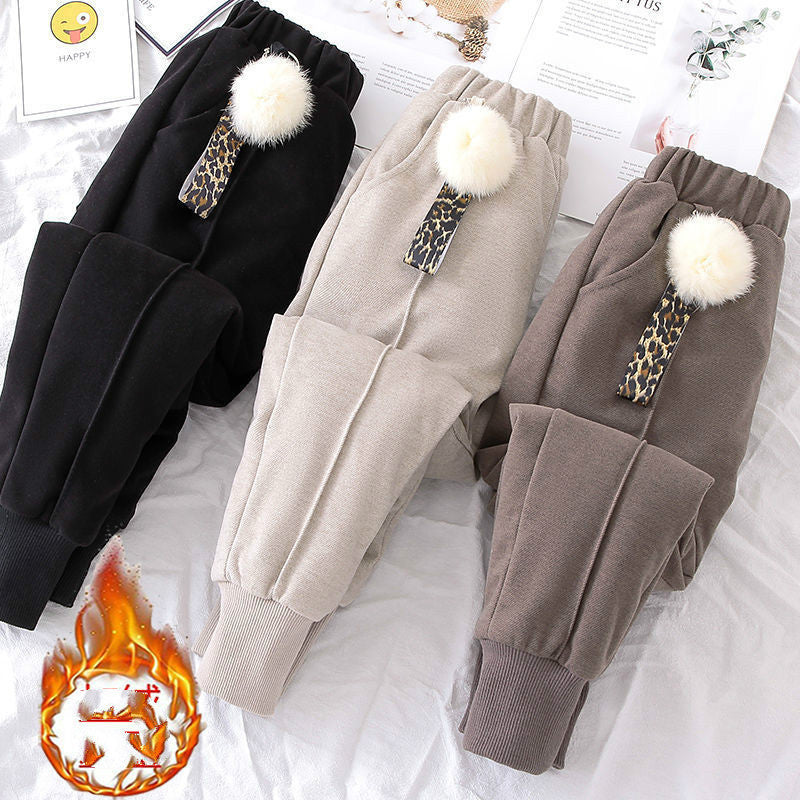 Larger Kids Cotton Woolen Cloth Pants – Comfortable and Warm Winter Pants