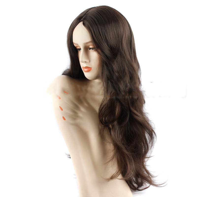 Premium 26-Inch Heat-Resistant Wig – Stylish European & American-Style, High-Quality Synthetic Fiber Wig