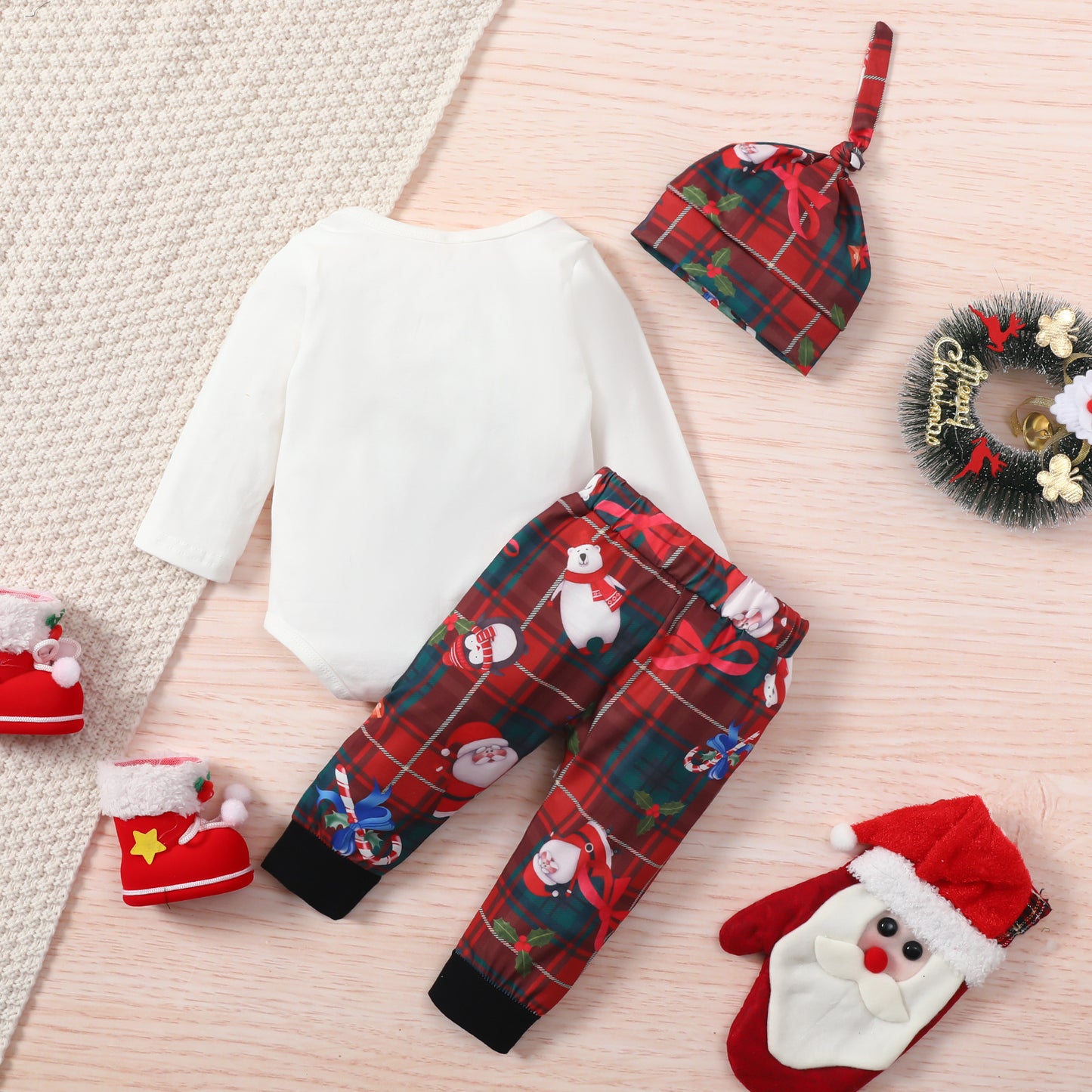 Infant Christmas Long-Sleeve Set – Cozy and Stylish Children’s Clothing