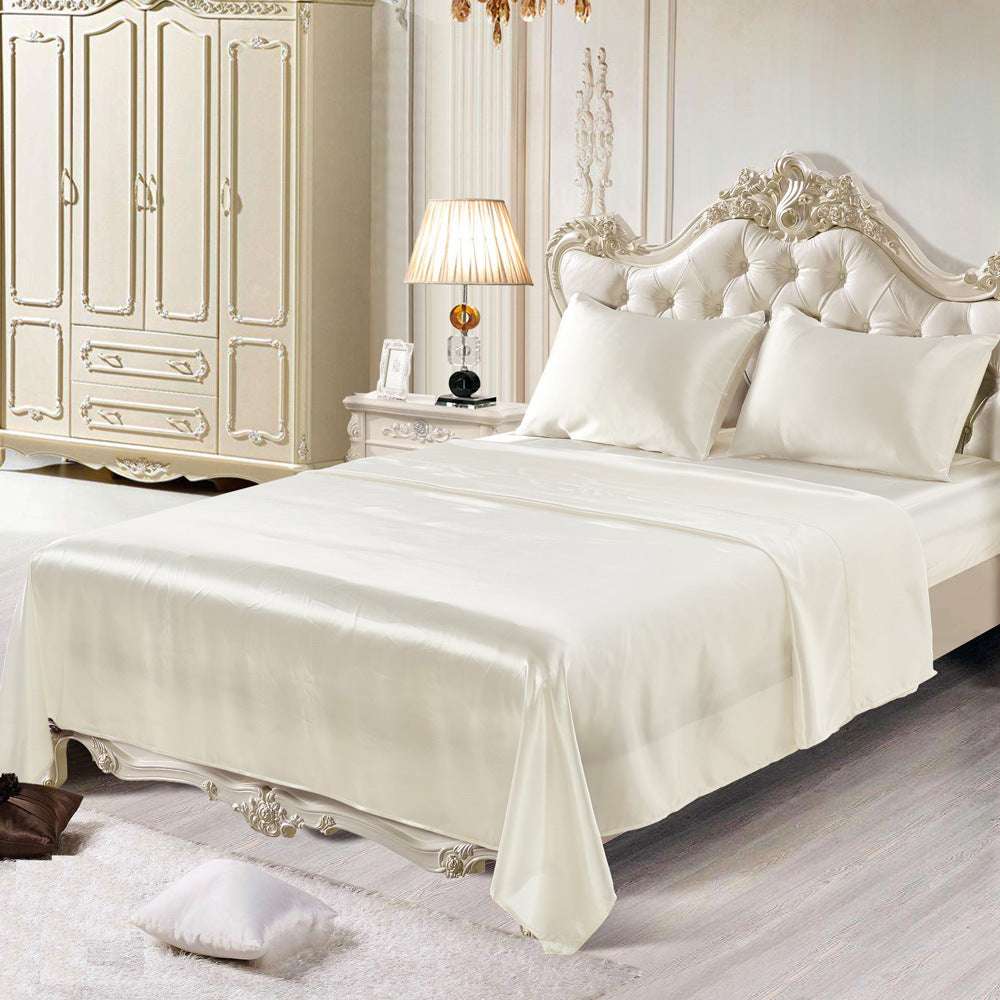 Luxurious Imitation Silk Bedding Set | Elegant Polyester Fiber Bedding