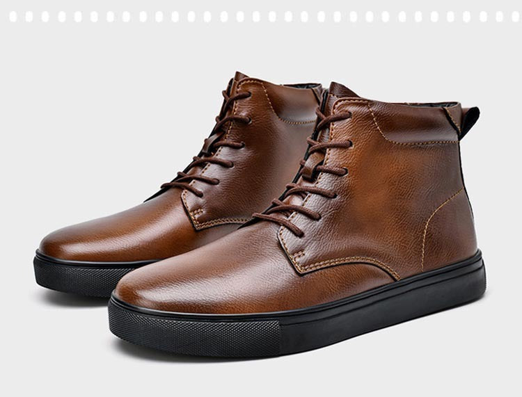 Plus Size High Top Board Shoes for men