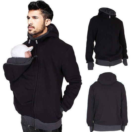 Dad´s kangaroo Pullover-trend with care