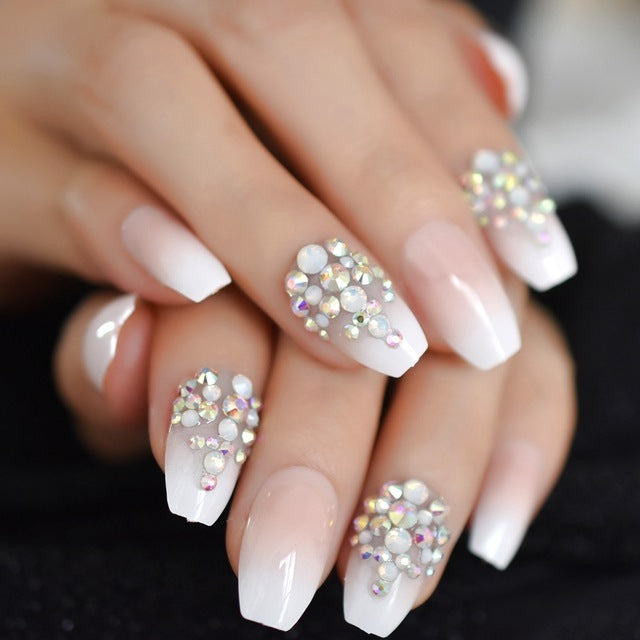 Metallic False Nails for Women – Square Shape