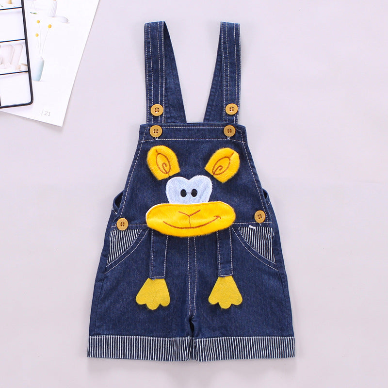 Stylish Summer Denim Overalls for Toddlers – Comfortable & Durable, Perfect for Boys & Girls (Ages 1-3)