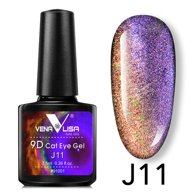 Venalisa 9D Gel Polish Cat Eye Magic – Galaxy Starry Magnetic Multicolor 5ml