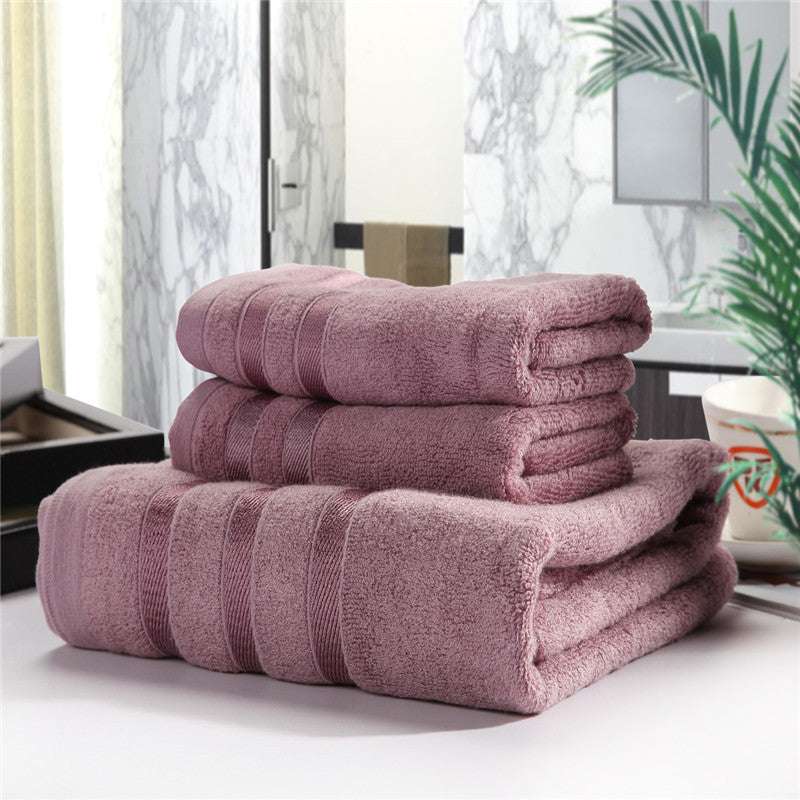 Premium Bamboo Towel Set - Antibacterial & Hypoallergenic Comfort