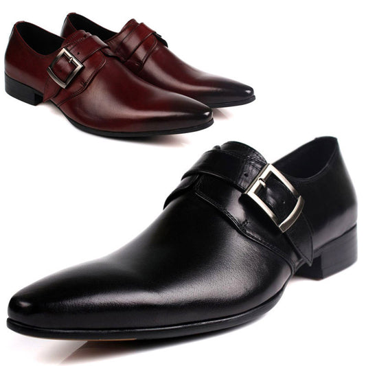 New Men's Business Suits Pointed Toe Shoes