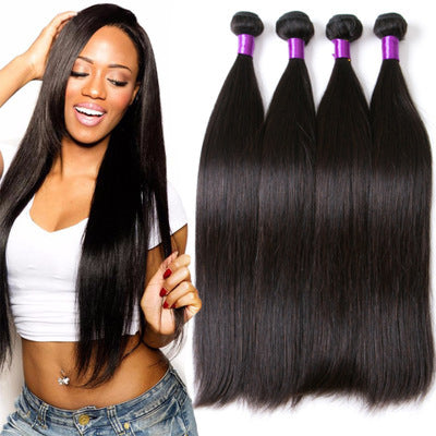 High-Quality Brazil Straight Human Hair – Soft & Durable, Available in 8-30 Inches