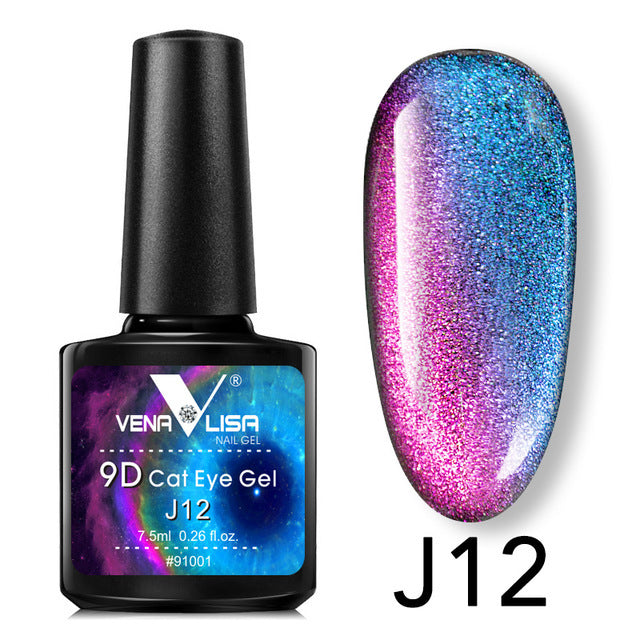 Venalisa 9D Gel Polish Cat Eye Magic – Galaxy Starry Magnetic Multicolor 5ml