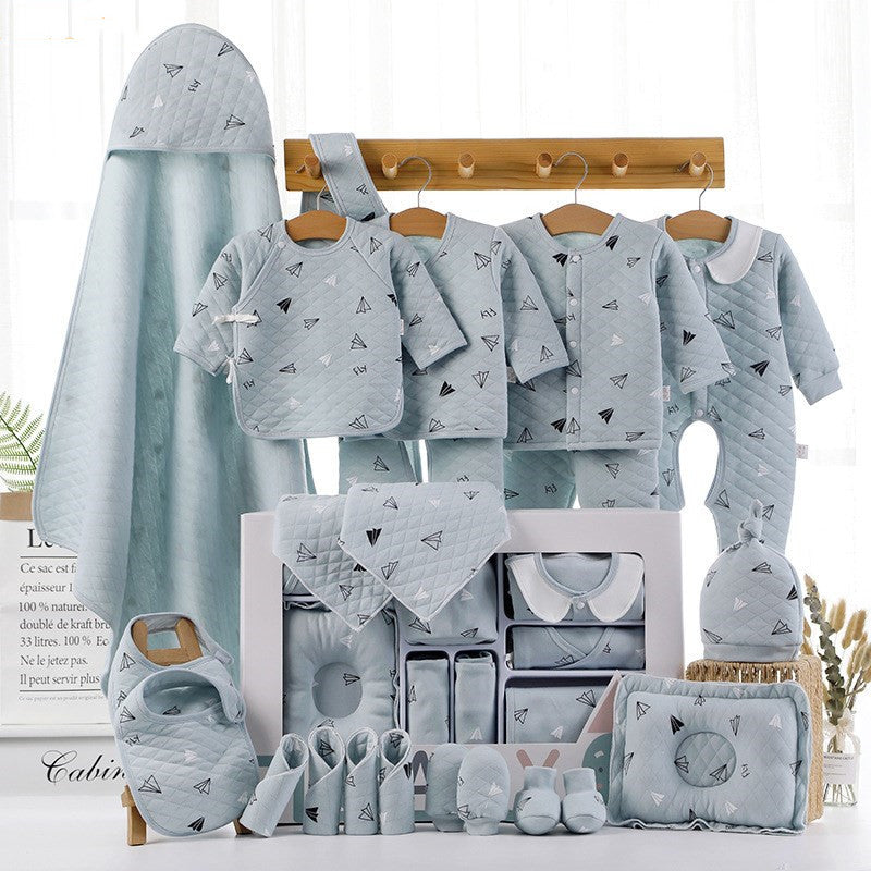 Cotton Winter Newborn Baby Gift Box – Essential Baby Items for Newborns, Soft & Gender-Neutral