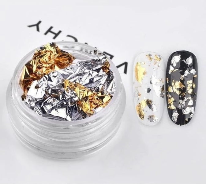 Nail Tin Foil Fragment Nail Jewelry