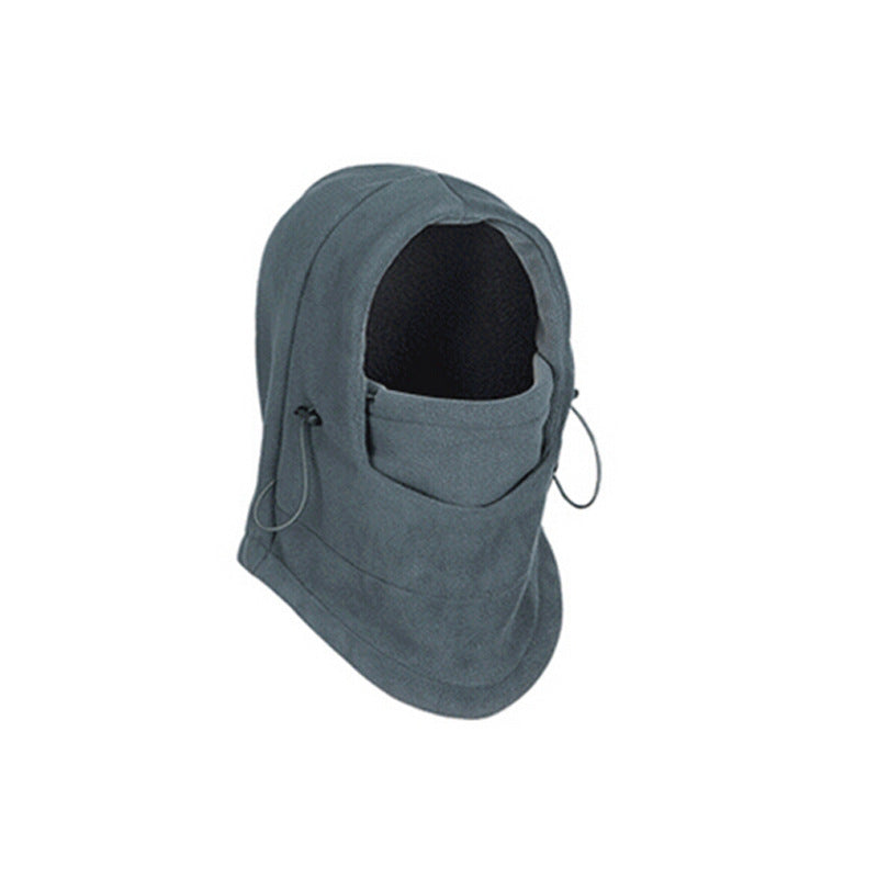 Unisex Winter Fleece Hat with Face Protection – Perfect for Cycling and Outdoor Activities