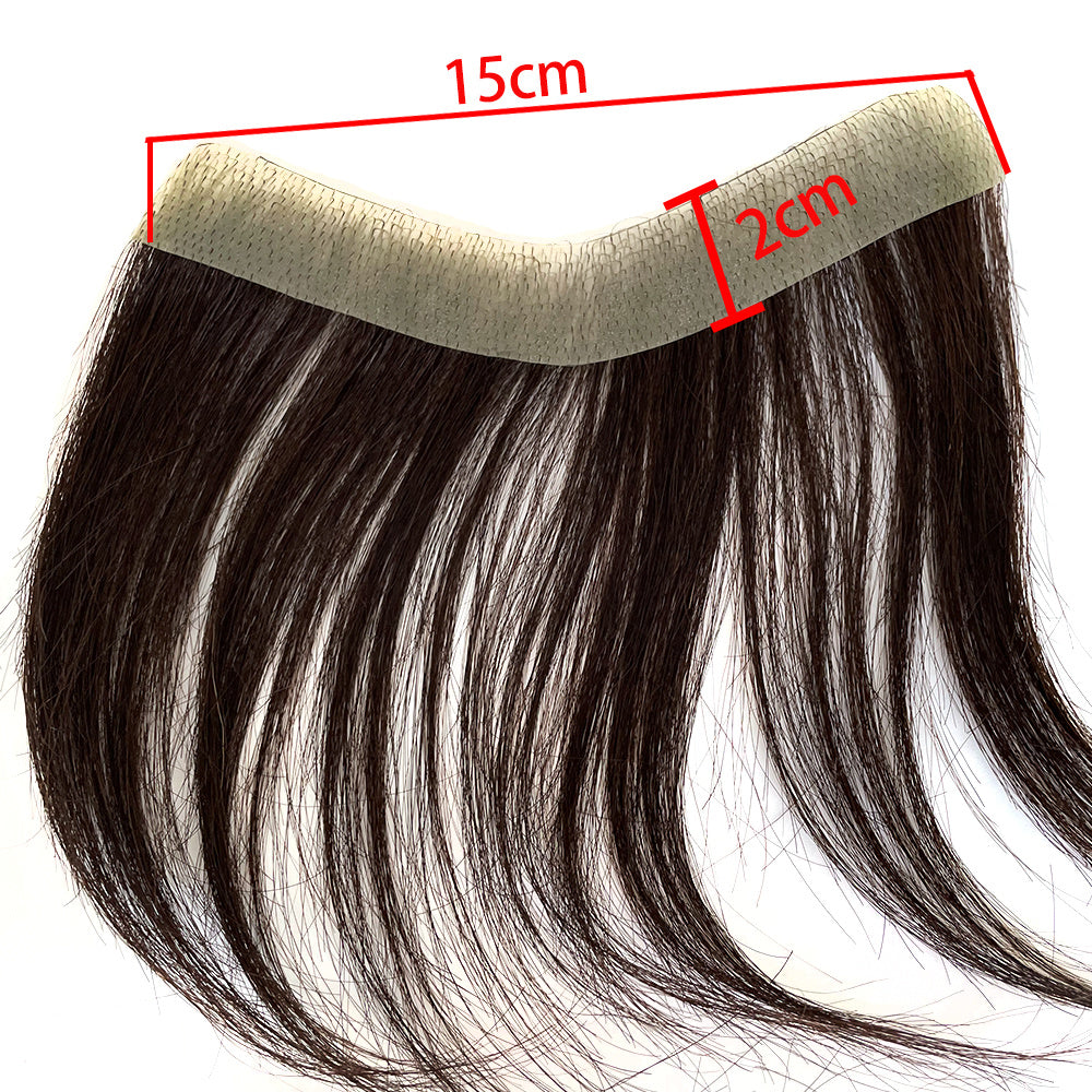 Men´s Toupee Front 15 cm-Brazilian Remy Hair