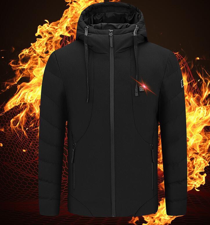 USB Rechargeable Heated Cotton Jacket for Unisex - Stylish & Functional Winter Wear