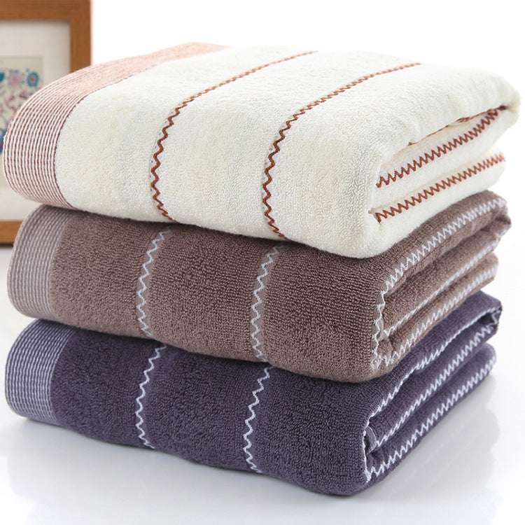 Premium Cotton Embroidered Towel - Soft, Absorbent, and Elegant