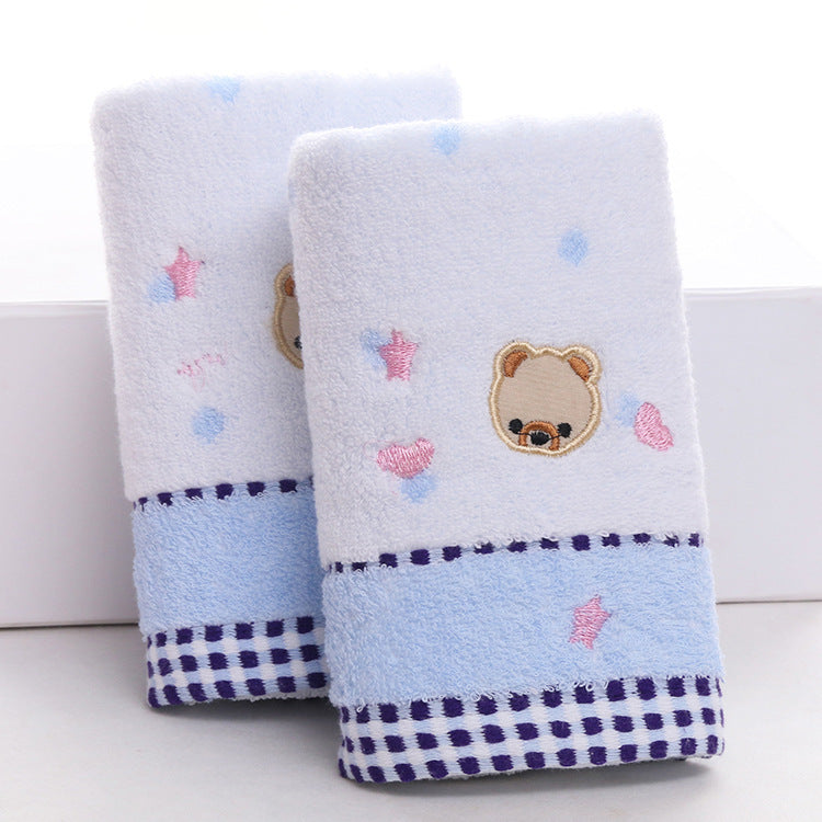 Kids' Cotton Cartoon Towel - Ultra-Soft, Quick-Dry, and Fun Designs for Children