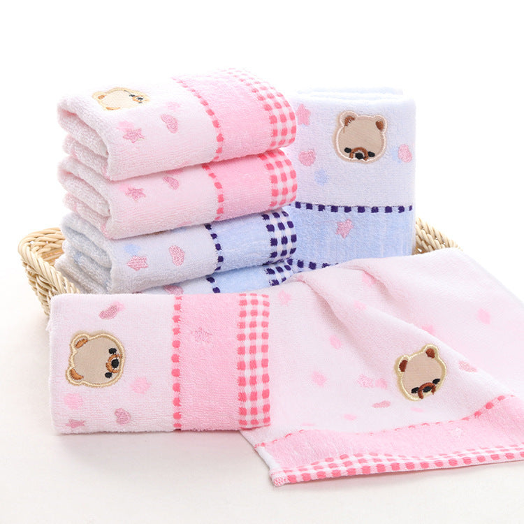 Kids' Cotton Cartoon Towel - Ultra-Soft, Quick-Dry, and Fun Designs for Children