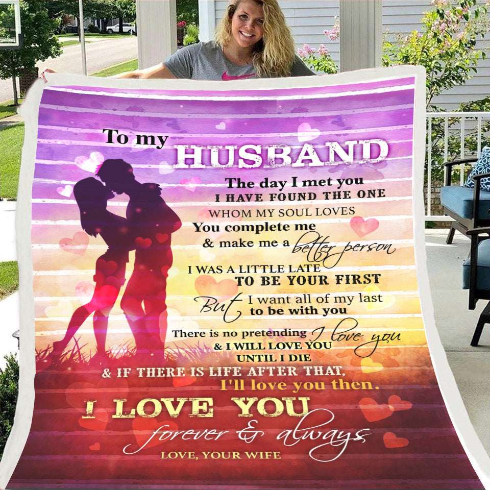 Fleece Blanket with Heartfelt Message – Inspirational Gift for Daughter, Son, or Wife