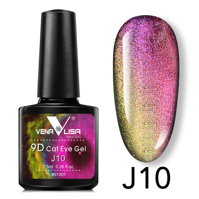 Venalisa 9D Gel Polish Cat Eye Magic – Galaxy Starry Magnetic Multicolor 5ml