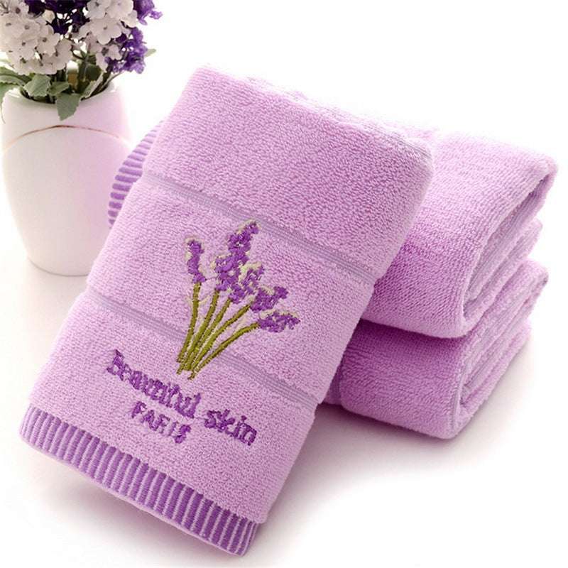 Lavender Style Cotton Towel