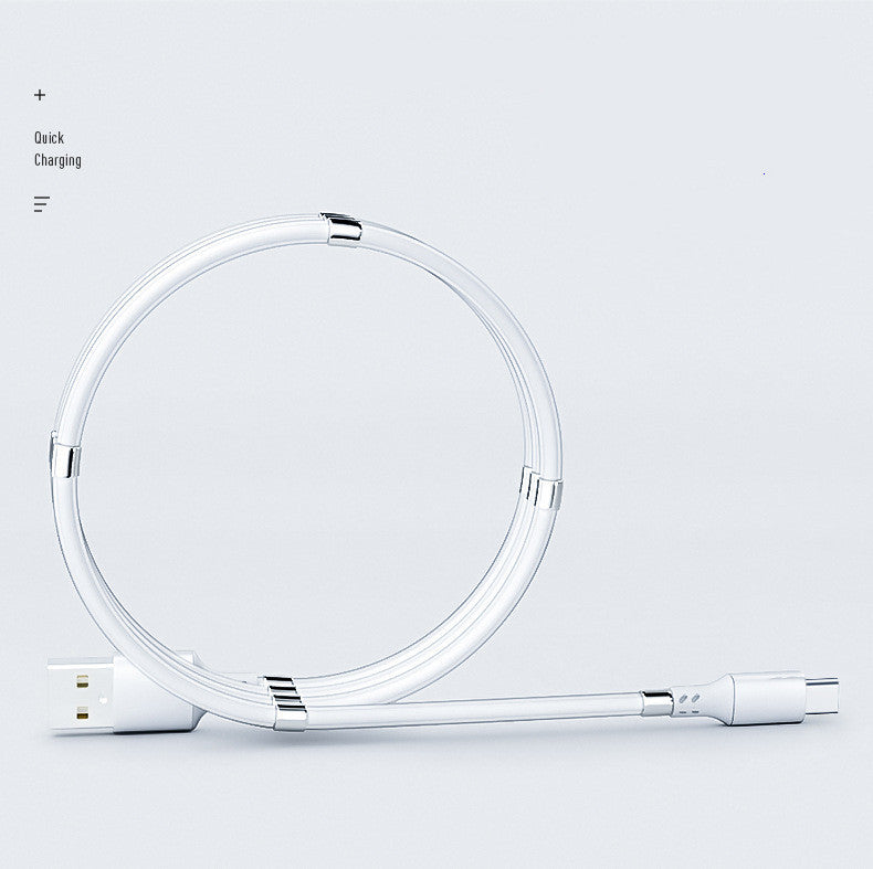 Magnetic Absorption Nano Data Cable for Apple Devices – Fast Charging & Reliable Data Transfer