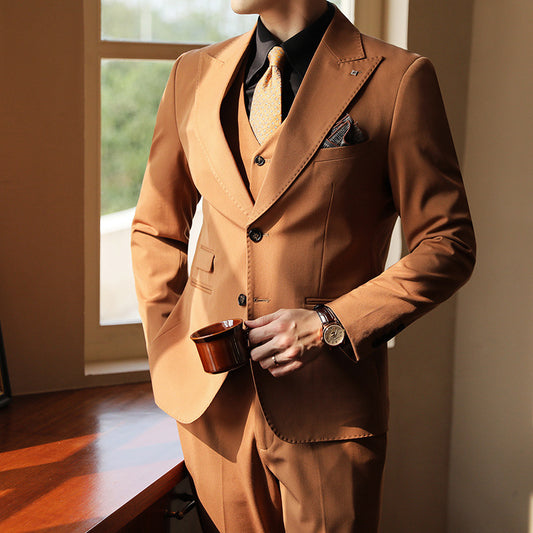 Men´s Suit-High End 3 piece Wedding Suit