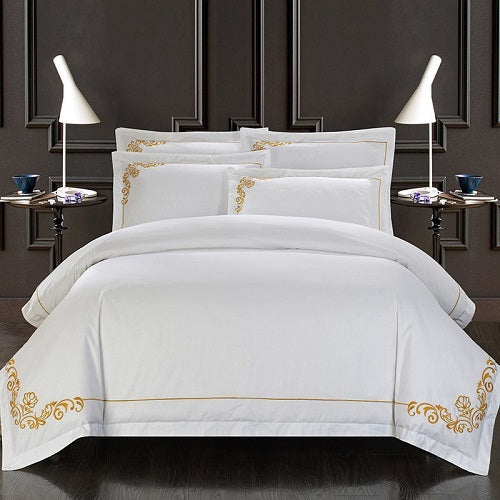 Four-Piece Cotton Bedding Set Elegance