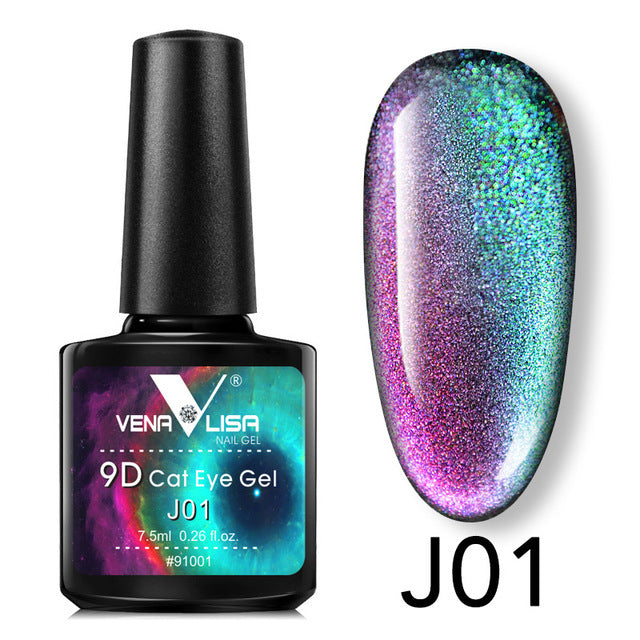 Venalisa 9D Gel Polish Cat Eye Magic – Galaxy Starry Magnetic Multicolor 5ml