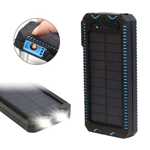 Solar Power Bank 15000 mAh – Rugged, Portable Charger for Outdoor Adventures