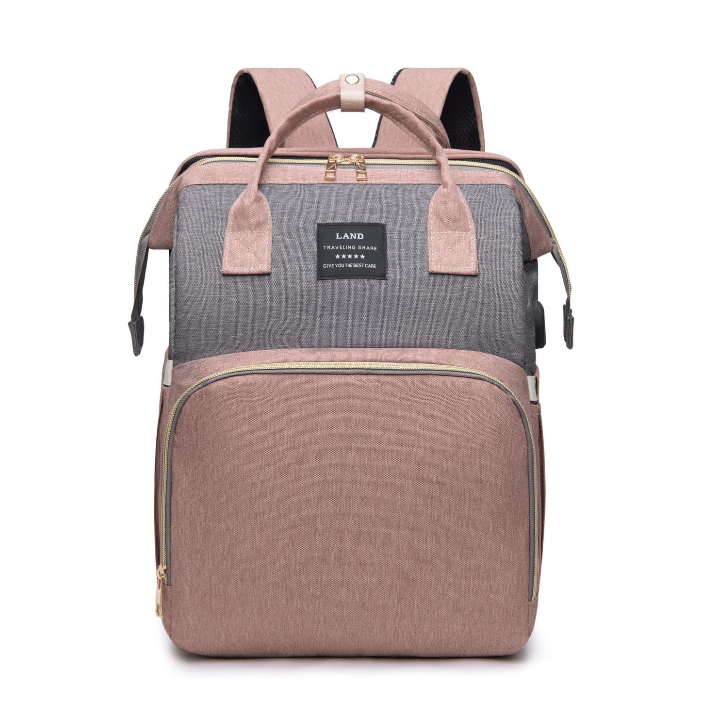 New Mama Baby Crib Backpack – Stylish & Functional Diaper Bag for Modern Moms