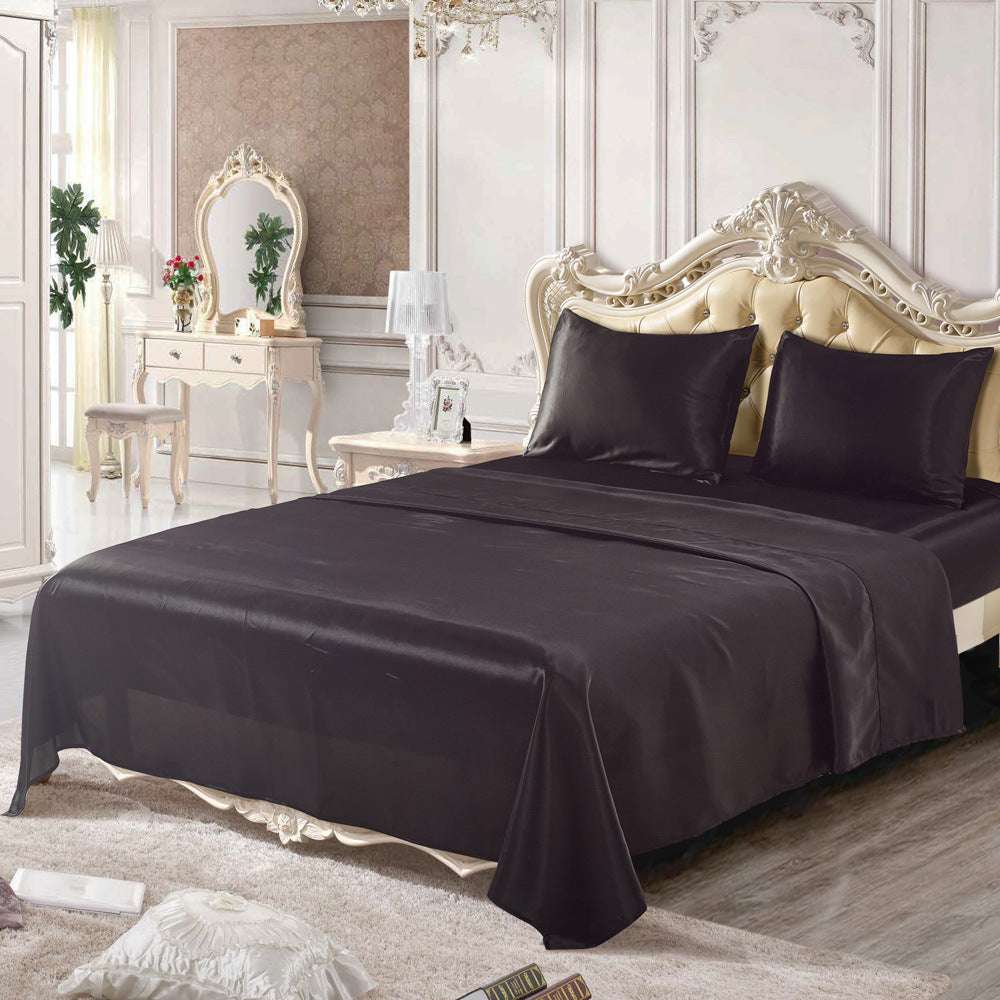 Luxurious Imitation Silk Bedding Set | Elegant Polyester Fiber Bedding