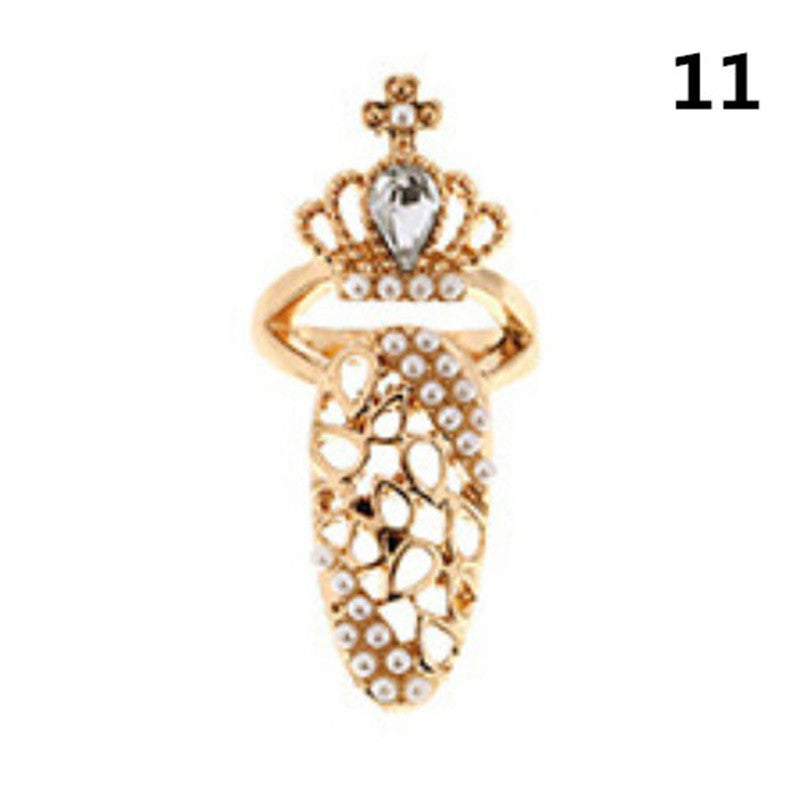 Diamond Nail Jewelry – Elegant Nail Decoration in Alloy/Silver/Gold