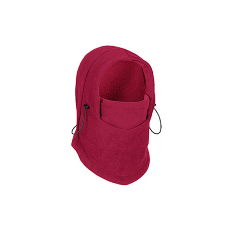 Unisex Winter Fleece Hat with Face Protection – Perfect for Cycling and Outdoor Activities