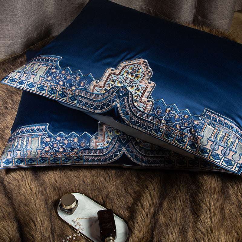 Luxury Villa Palace Style Long-Staple Cotton Bedding Set