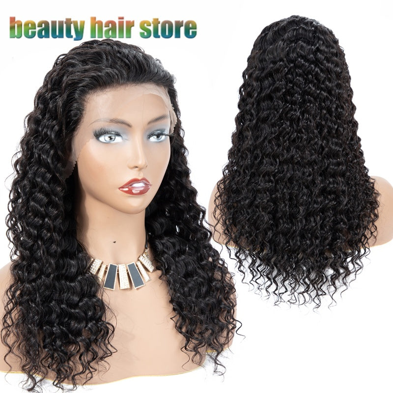 Brasilia Niche Kinky Curly Lace Front Human Hair Wig – 9A Quality, 150% Density