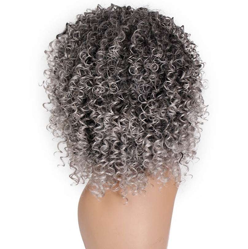 Curly wig - Hochwertige 15-Zoll-Perücke aus chemischen Fasern