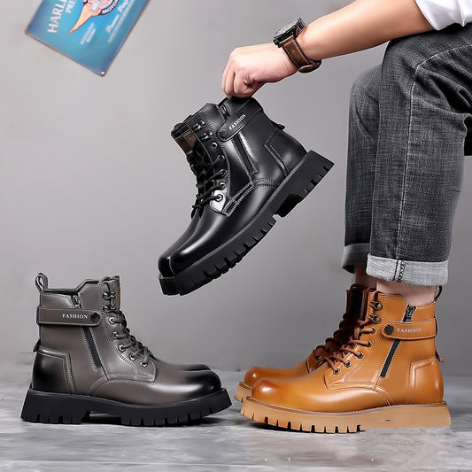 Men´s Martin Boots with Thick Soles-style and comfort