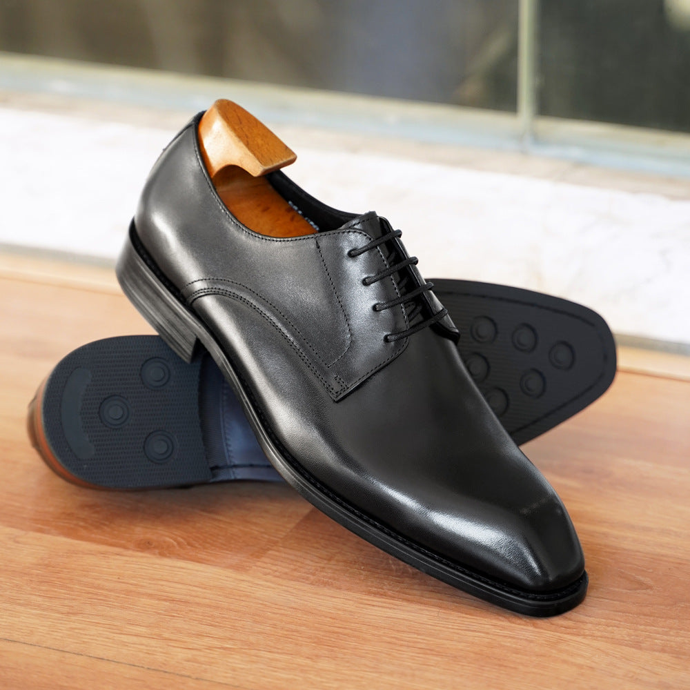 Men´s Vintage Square Toe Leather Shoes