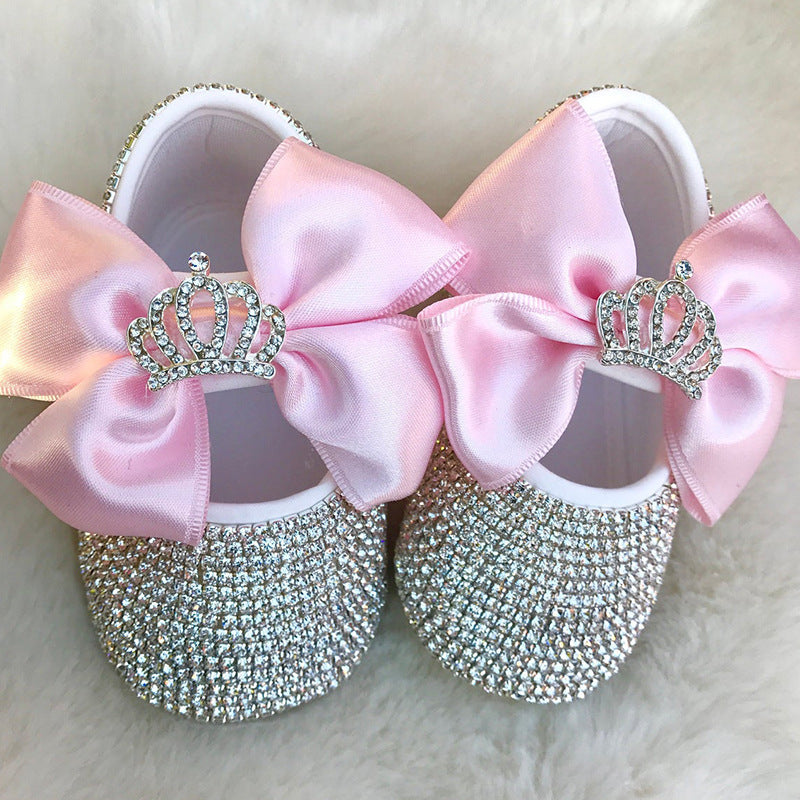 Fashion Rhinestone Shoes for Kids – Photography Props for Newborns & Special Occasions