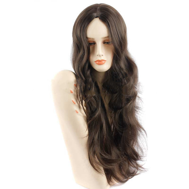 Premium 26-Inch Heat-Resistant Wig – Stylish European & American-Style, High-Quality Synthetic Fiber Wig