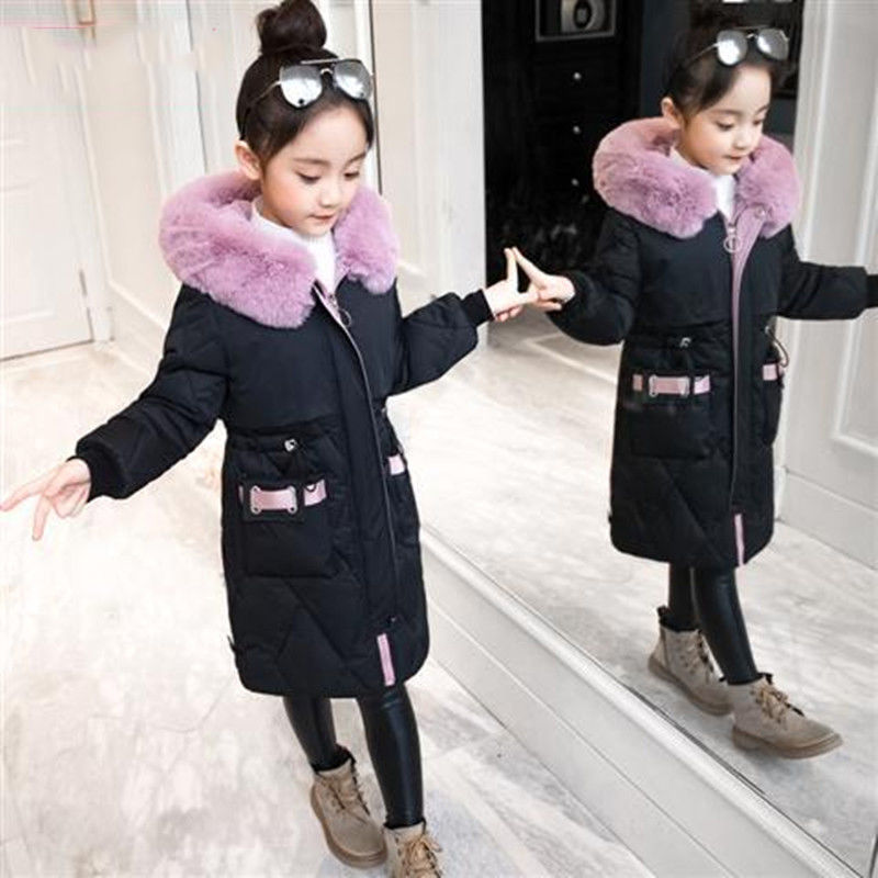 Stylish and Comfortable Padded Mid-Length Cotton Clothing for Girls – Hoodie Style