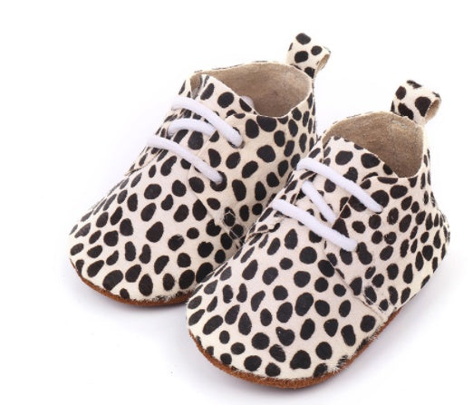 Baby First Walking Shoes – Soft Sole Leather Shoes | Unisex Toddler Shoes