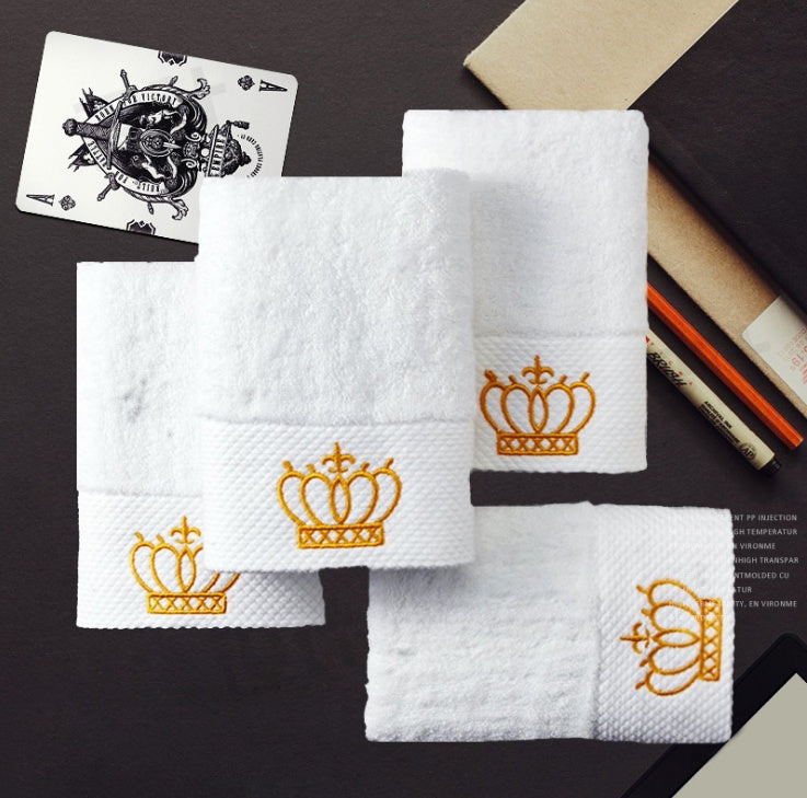 Luxury Cotton Gift Towel - Custom Embroidery Boutique Hotel Sauna Large Bath Towel