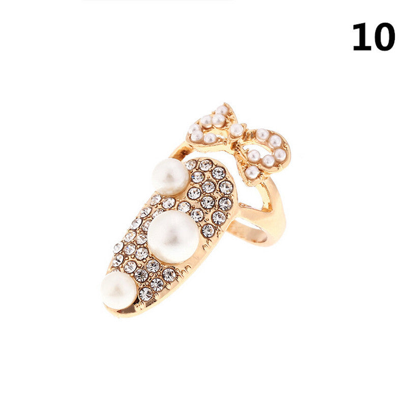 Diamond Nail Jewelry – Elegant Nail Decoration in Alloy/Silver/Gold