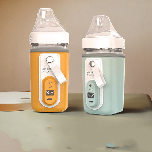 Baby Milk Bottle Insulation Cover – Portable, Adjustable Heater with USB Connection for Consistent Temperature